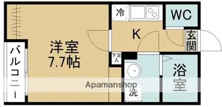 ダイバーシティ仙台【201号室】の間取り