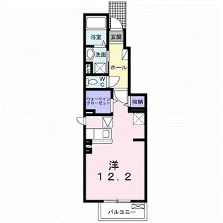 エルタスコート国見【1階】の間取り