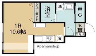 シャルム泉中央【103号室】の間取り