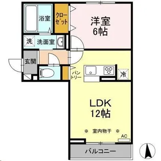 レコルト木町【3階】の間取り