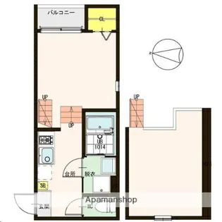 宮城県仙台市青葉区旭ケ丘4丁目【アパート】の間取り