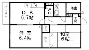 セピアコート【102号室】の間取り