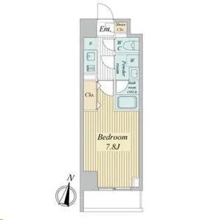 トゥールタ二日町【8階】の間取り