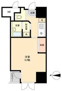 イーストン榴岡【7階】の間取り