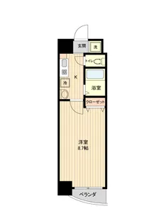 LA DOUCEUR宮町【6階】の間取り