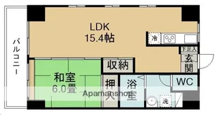 グレース八乙女【405号室】の間取り