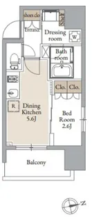 シーズンフラッツSENDAI EAST【2階】の間取り