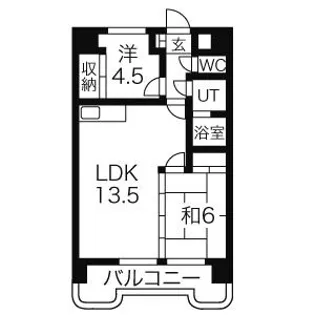 ファミーユたかまつ【402号室】の間取り