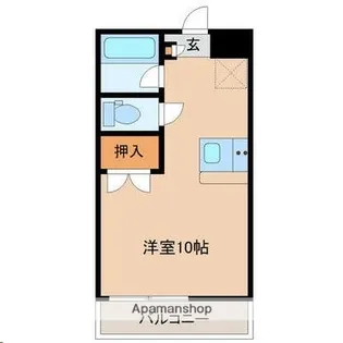 ホッデ・ヌセ中山【3階】の間取り