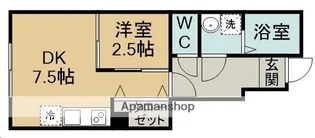 コンフォルト泉ケ丘【1階】の間取り