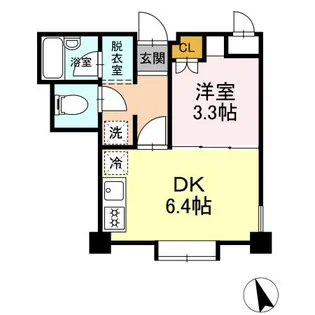 メゾンセノーテ【2階】の間取り