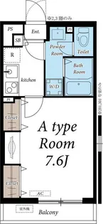 ブランフリーゼ【2階】の間取り