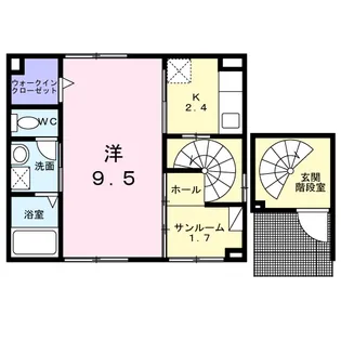 ポピー【2階】の間取り