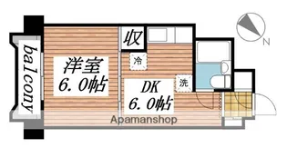 チサンマンション第2仙台【10階】の間取り