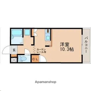 ガーデンハイツ【2階】の間取り