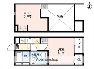 BENE POLARIS【1階】の間取り