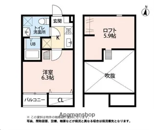 宮城県仙台市宮城野区新田4丁目【アパート】の間取り