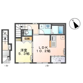 エトワール【2階】の間取り