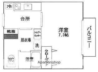 FOSTER桜ケ丘【103号室】の間取り