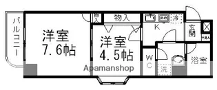 宮城県仙台市若林区河原町2丁目【マンション】の間取り