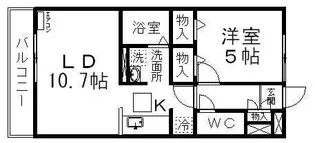 カナディアンコート南吉成 B【3階】の間取り