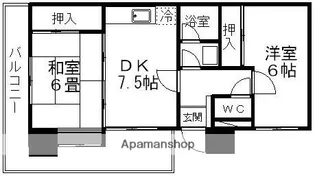 宮城県仙台市青葉区上杉1丁目【マンション】の間取り