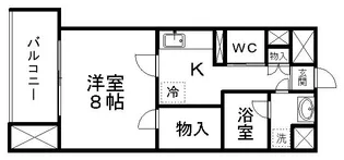 ヴィアーレ新寺【0405号室】の間取り