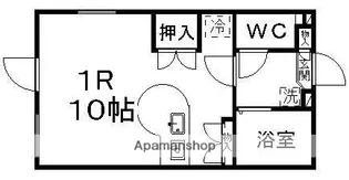 ロイヤルビレッジ通町【201号室】の間取り