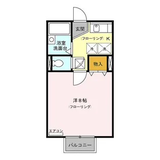 パストラル八乙女中央【1階】の間取り