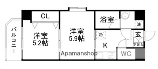 宮城県仙台市青葉区東勝山1丁目【マンション】の間取り