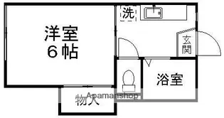 ピースフル立町B棟【1階】の間取り