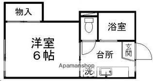 ピースフル立町B棟【2階】の間取り