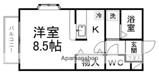 メゾンエスポアール【103号室】の間取り
