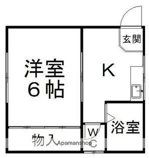 コーポ青木【206号室】の間取り