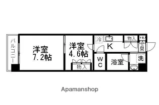 宮城県仙台市青葉区大町2丁目【マンション】の間取り