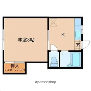 リバーサイドKOYO【2階】の間取り