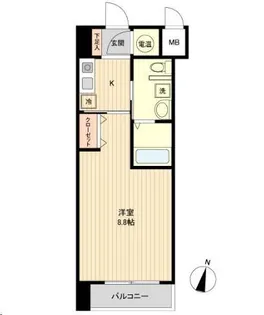 アントラ立町【5階】の間取り