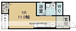 ティエラSATOH3号【105号室】の間取り