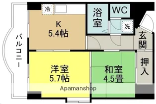 ランドマーク支倉【801号室】の間取り