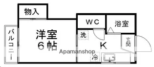 ピースフル川内第2【101号室】の間取り