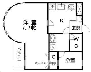 宮城県仙台市青葉区小田原6丁目【マンション】の間取り