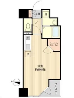 HF晩翠通レジデンス【9階】の間取り