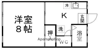 PALハイツ【105号室】の間取り