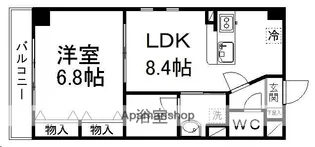 ガーデンコート岐阜屋弐番館【201号室】の間取り