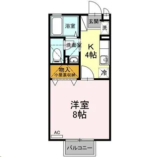 サンフラワー・M【2階】の間取り