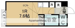 アイショウヴィラ国見【205号室】の間取り