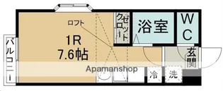 アイショウヴィラ国見【206号室】の間取り