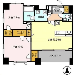 PREMIAGE泉中央【2階】の間取り