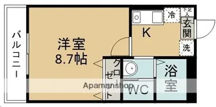 オーチャード国見【203号室】の間取り