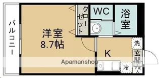 オーチャード国見【205号室】の間取り